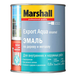 Marshall Export Aqua / Маршал Экспорт Аква универсальная эмаль на водной основе полуматовая   