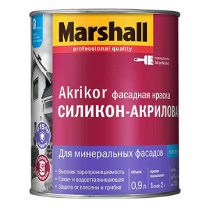 Marshall Akrikor / Маршал Акрикор краска фасадная силикон акриловая