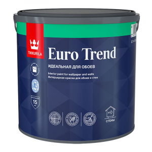TIKKURILA EURO TREND краска интерьерная для обоев и стен, база C (2,7л)