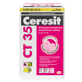 Ceresit CT 35 / Церезит декоративная штукатурка эффект короед белая
