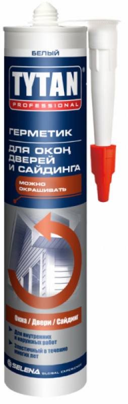 Tytan Professional / Титан нейтральный силиконовый герметик для окон дверей и сайдинга