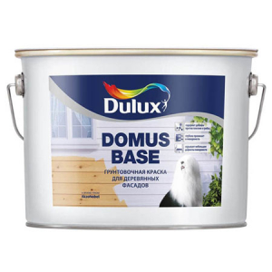 DULUX DOMUS BASE краска грунтовочная масляно алкидная для деревянных фасадов, белая (10л)