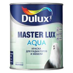 Краска для мебели и радиаторов Dulux Master Lux Aqua 70 | Дюлакс Мастер Люкс Аква 70 глянцевая