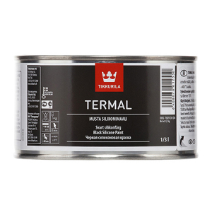 Tikkurila Термаль / Termal краска термостойкая, черная