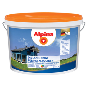 Alpina Holzfassade / Альпина Хользфасад краска долговечная для деревянных фасадов