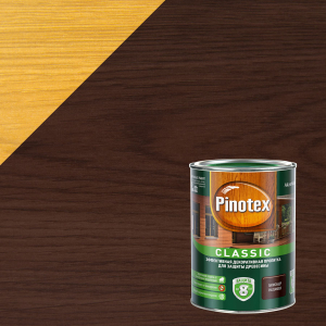 PINOTEX CLASSIC пропитка декоративная для защиты древесины до 8 лет, палисандр (1л)