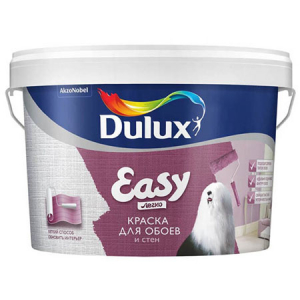 Водно-дисперсионная краска для стен и обоев матовая Dulux Easy| Дюлакс Изи