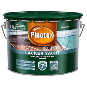 Pinotex Lacker Yacht / Пинотекс алкидно уретановый яхтный лак полуматовый    