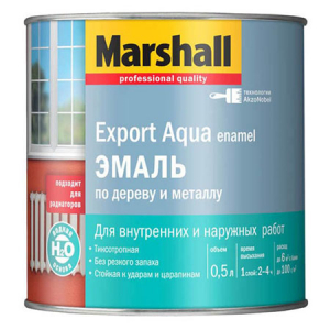 Marshall Export Aqua / Маршал Экспорт Аква универсальная эмаль на водной основе полуматовая