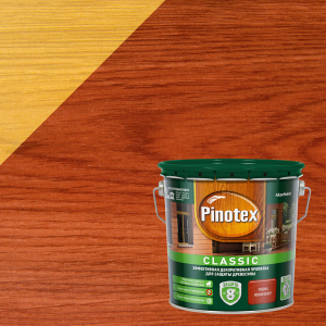 PINOTEX CLASSIC пропитка декоративная для защиты древесины до 8 лет, рябина (2,7л)