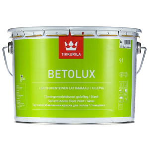 Tikkurila Betolux / Тиккурила Бетолюкс краска для пола внутри помещения   