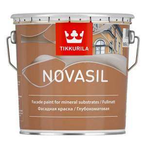 TIKKURILA NOVASIL краска силикономодифицированная, глубокоматовая, база C (2,7л)