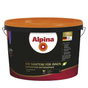 Alpina Die Samtene für Innen / Альпина Бархатная Интерьерная краска для стен и потолков