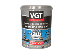 VGT PREMIUM / ВГТ ВД-АК-1179 АНТИКОРРОЗИОННАЯ грунт эмаль 3 в 1 по ржавчине
