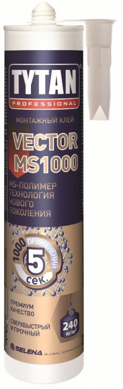 Tytan Vector MS 1000 / Титан Вектор МС 1000 гибридный монтажный клей