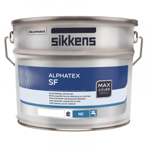 SIKKENS ALPHATEX SF краска для стен и потолков, матовая, база N00 (9,3л)