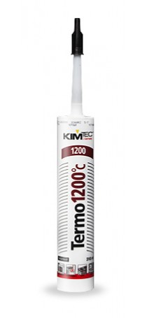 KIM TЕС 1200C TERMO герметик силикатный, термостойкий, черный (310мл)