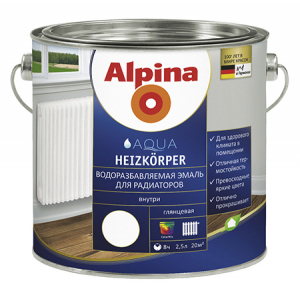Alpina Aqua Heizkörper / Альпина водоразбавляемая эмаль для радиаторов