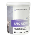 Vincent Decor Afro Argent / Винсент Декор Афро Аржент фактура мелкого песка с серебристым эффектом