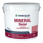 FINNCOLOR MINERAL DECOR штукатурка декоративная, структурная, короед фракция 2 мм (25кг)