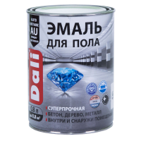 DALI / ДАЛИ эмаль для пола алкидно-уретановая моющаяся база С 0,8 л