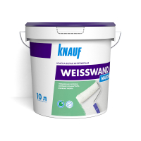 KNAUF WEISSWAND / КНАУФ ВАЙСВАНД краска интерьерная для стен и потолков водно-дисперсионная матовая, база C,10л
