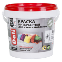 DALI / ДАЛИ краска интерьерная для стен и потолков акриловая глубокоматовая база А 0,9 л