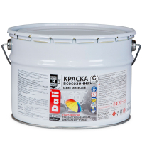 DALI / ДАЛИ краска всесезонная фасадная акриловая на органическом растворителе база C 9 л