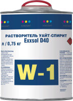VINCENT W 1 растворитель Уайт-спирит марки Exxsol D40 (1л)                                          