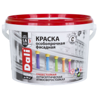 DALI / ДАЛИ краска особопрочная фасадная акриловая глубокоматовая база С 2,5 л
