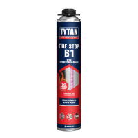 TYTAN PROFESSIONAL FIRE STOP B1 / ТИТАН ПРОФЕШИОНАЛ ФАЙР СТОП Б1 пена огнеупорная, профессиональная (750мл)