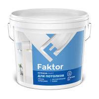 FAKTOR / ФАКТОР краска для потолков, белый (13кг)