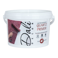 DALI-DECOR QUARTZ PRIMER / ДАЛИ ДЕКОР КВАРЦ ПРАЙМЕР грунтовка адгезионная акриловая белый 3,5 кг
