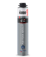 KUDO ABSOLUT PROFF 65+ ARKTIKA  / КУДО АБСОЛЮТ ПРОФ 65+ АРКТИКА пена полиуретановая монтажная профессиональная зимняя (1000мл)