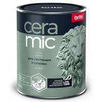 BRITE CERAMIC / БРАЙТ КЕРАМИК краска для гостиных и спален, матовая, база С (0,9л)