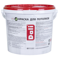 DALI / ДАЛИ краска для потолков акриловая глубокоматовая белый 0,9 л
