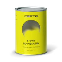 CERTA-PLAST / ЦЕРТА-ПЛАСТ грунт по металлу матовый, песочно-желтый, 0,8кг