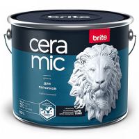 BRITE CERAMIC / БРАЙТ КЕРАМИК краска для потолков, глубокоматовая (0,9л)