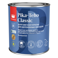 TIKKIVALA (TIKKURILA) PIKA TEHO CLASSIC / ТИККИВАЛА ПИКА ТЕХО КЛАССИК краска акрилатная для деревянных фасадов матовая, база C, 0,9л