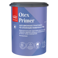 TIKKIVALA (TIKKURILA) OTEX PRIMER / ТИККИВАЛА ОТЕКС ПРАЙМЕР грунтовка адгезионная по сложным поверхностям матовая, база А, 0,9л
