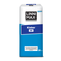 LINNIMAX 95 KLEBER / ЛИННИМАКС 95 КЛЕБЕР клеевой состав на цементной основе для использования в системах фасадной теплоизоляции (СФТК) для наружных работ серый (25кг)
