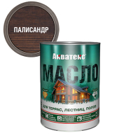 АКВАТЕКС масло для террас, алкидное, матовое, палисандр, 0,75л