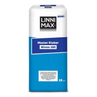 LINNIMAX 195 MASTER KLEBER WINTER / ЛИННИМАКС МАСТЕР КЛЕБЕР 195 ЗИМНИЙ клеевой состав на цементной основе для использования в системах фасадной теплоизоляции (СФТК) зимний до -5°С для внутренних и наружных работ коричнево-красный (25кг)