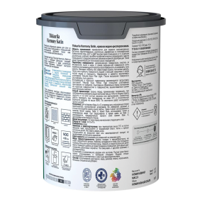 TIKKIVALA (TIKKURILA) HARMONY SATIN (JOKER) краска для стен и потолков акриловая матовая, база А, 0,9 л