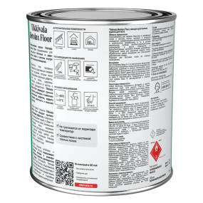 TIKKIVALA (TIKKURILA) BETOLUX FLOOR краска для пола алкидно-уретановая глянцевая, база A, 0,9 л