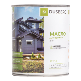 DUSBERG масло для дерева для наружных работ, бесцветный 2110 (0,75 л)