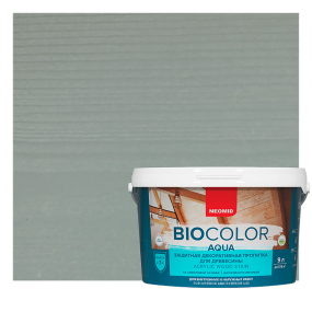 NEOMID BIO COLOR AQUA / НЕОМИД БИО КОЛОР АКВА защитная декоративная пропитка на акриловой основе, морозное небо (9л)