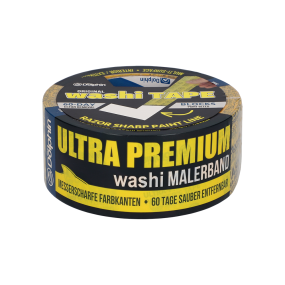 BLUE DOLPHIN WASHI лента малярная скотч на японской рисовой бумаге 25 мм x 50 м