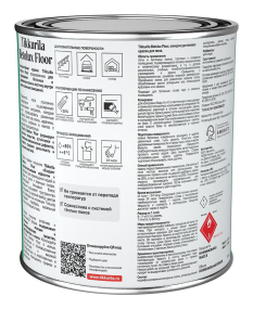 TIKKIVALA (TIKKURILA) BETOLUX FLOOR краска для пола алкидно-уретановая глянцевая, база A, 0,9 л