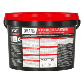 VGT ВД-АК-1179 ПРОФИ эмаль для радиаторов, матовая, супербелый, 0,5кг